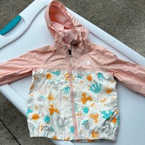 North Face toddler girls rain jacket